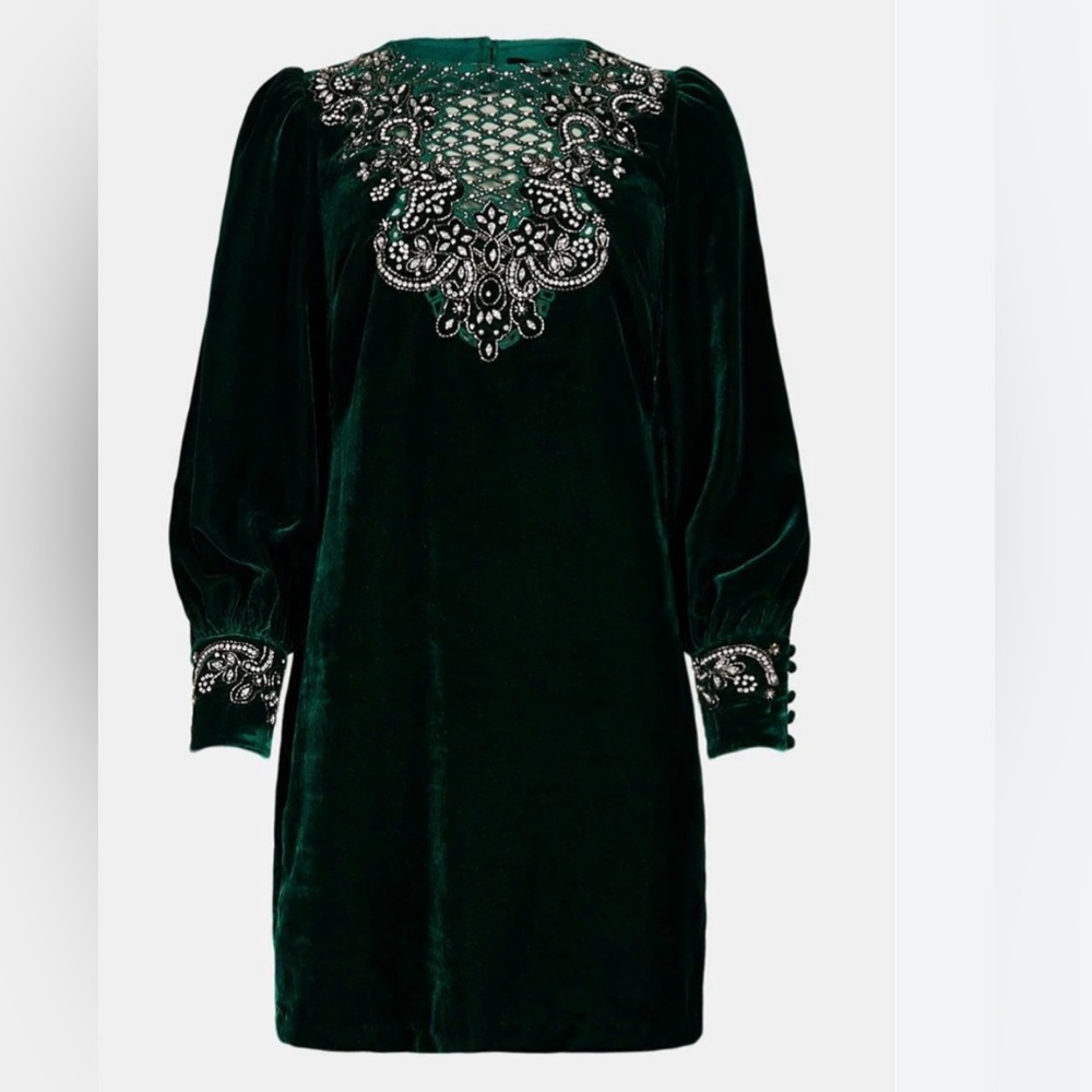 Karen Millen velvet mini dress